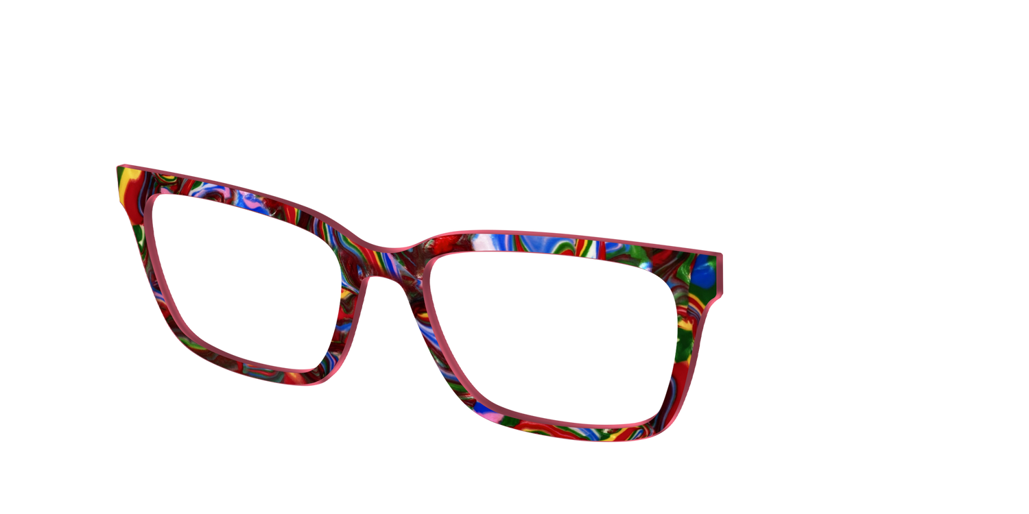 The Radiant Pearl Marble - Angle Top Image - Pair Eyewear
