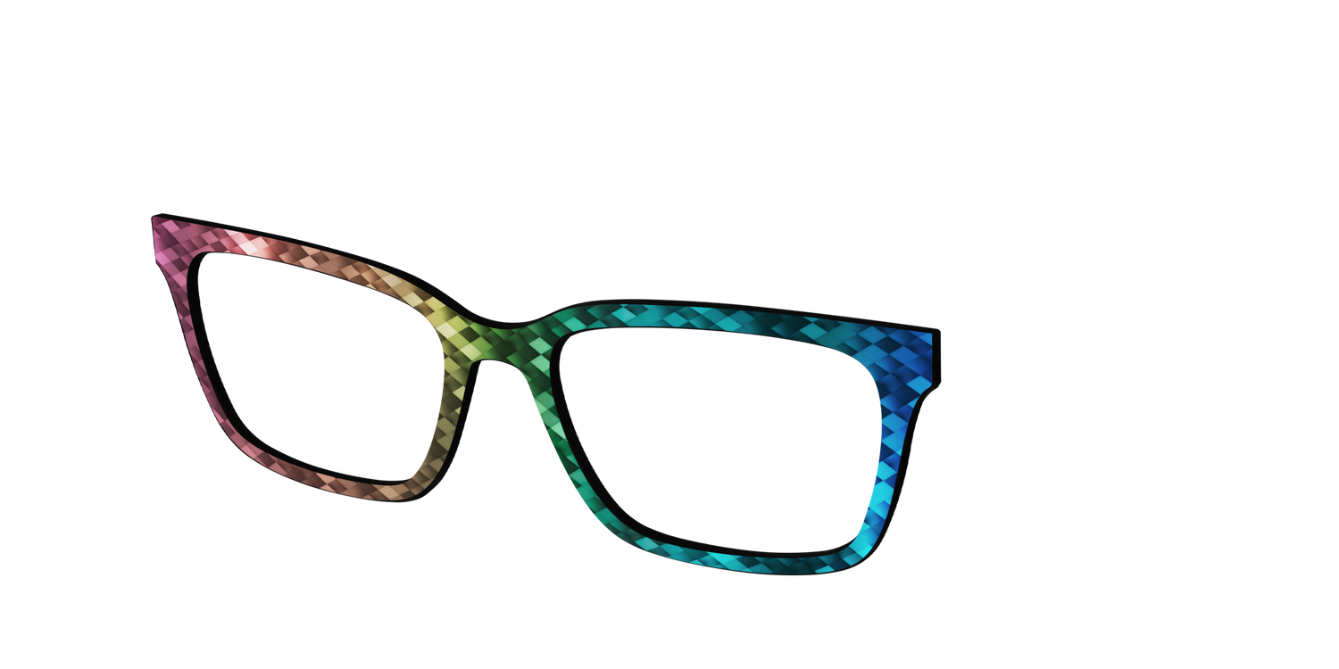 The Rainbow Prism - Angle Top Image - Pair Eyewear