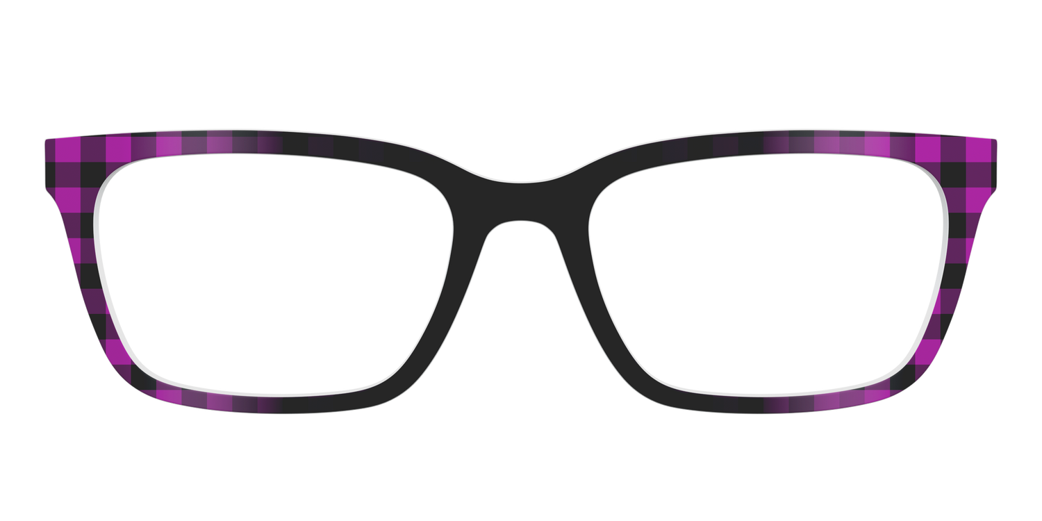 The Reimagined Plaid - Front Top Image - Pair Eyewear