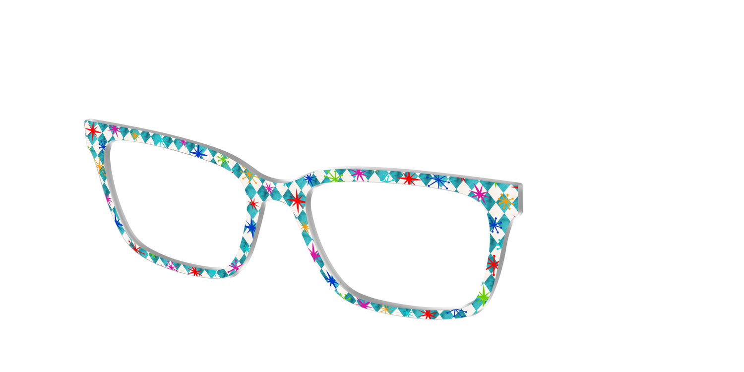 The Starburst Diamonds - Angle Top Image - Pair Eyewear