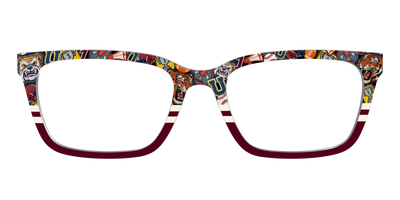 The Varsity Patches Split - Front Top Thumbnail - Pair Eyewear