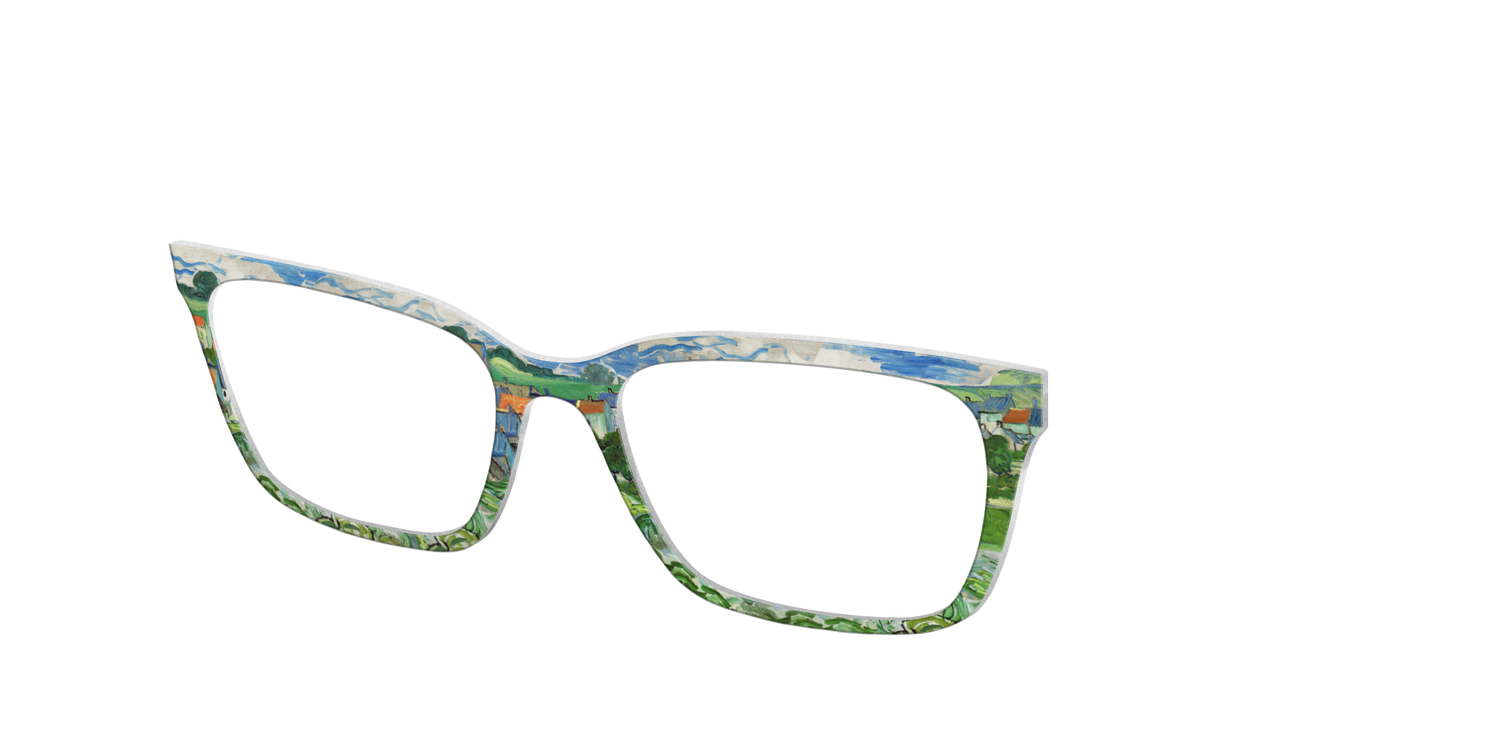 The View of Auvers-Sur-Oise - Angle Top Image - Pair Eyewear