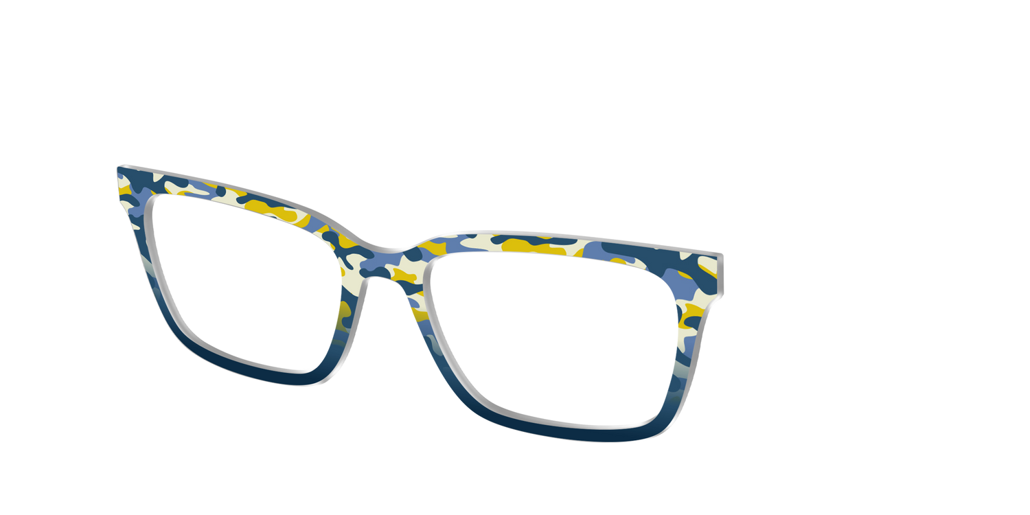 The Waterfront Breeze Camo - Angle Top Image - Pair Eyewear