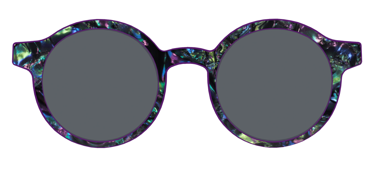 The Polarized Abalone Sun Top - Front Top Image - Pair Eyewear