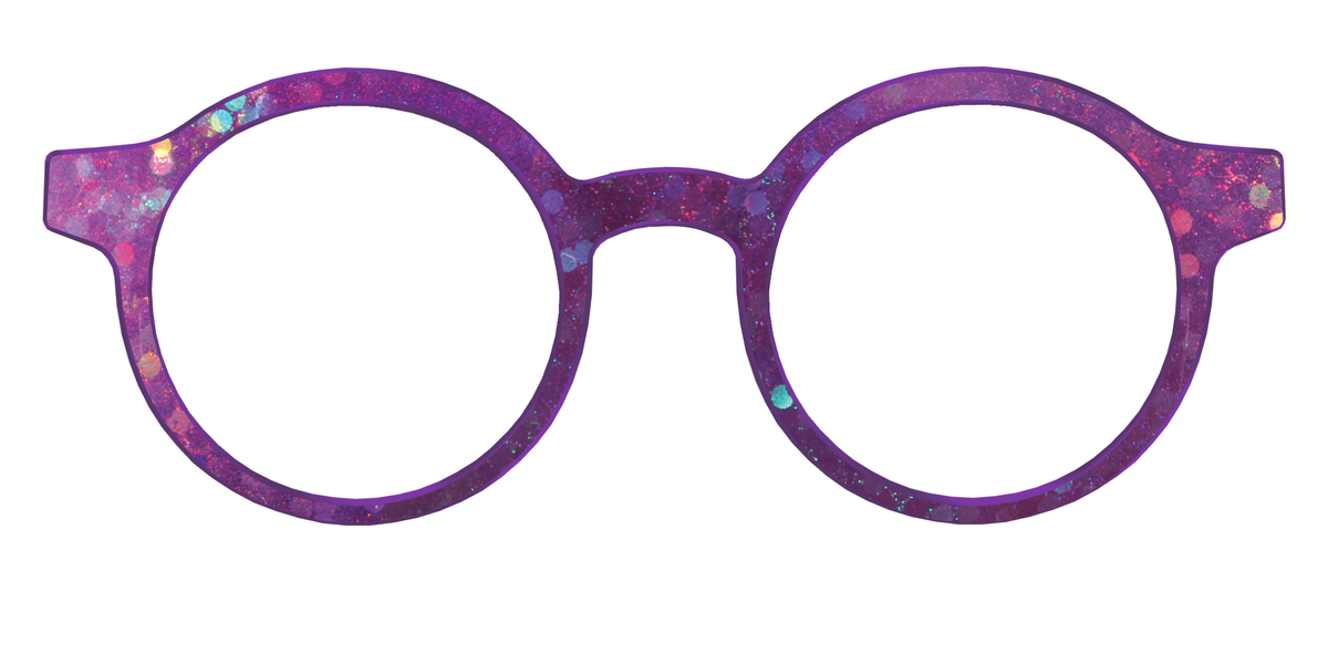 The Berry Jam Hexagons - Front Top Image - Pair Eyewear
