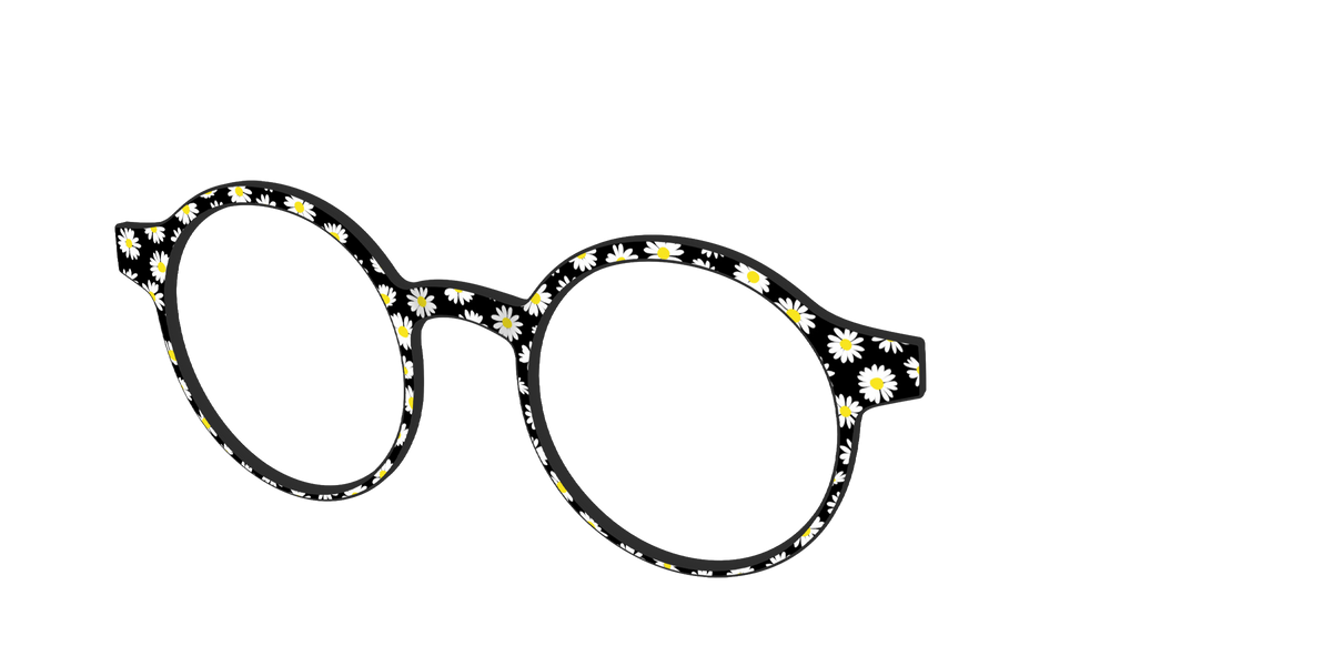 The Black Daisy - Angle Top Image - Pair Eyewear