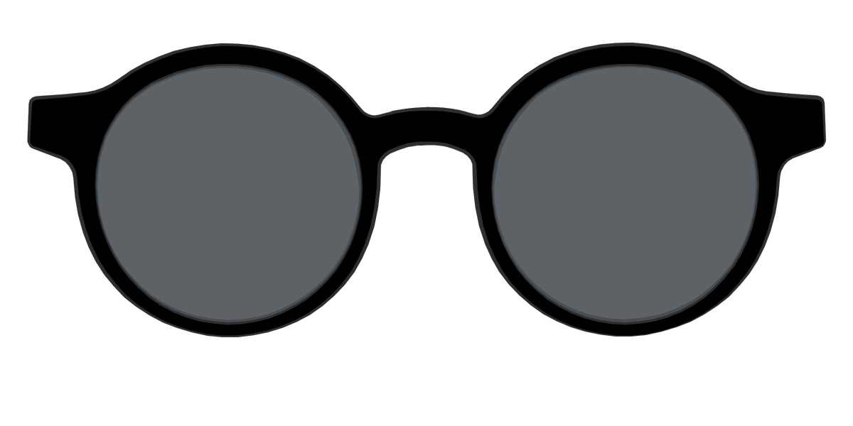 The Non-Polarized Black Sun Top - Front Top Image - Pair Eyewear