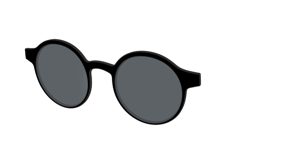 The Polarized Black Sun Top - Angle Top Image - Pair Eyewear