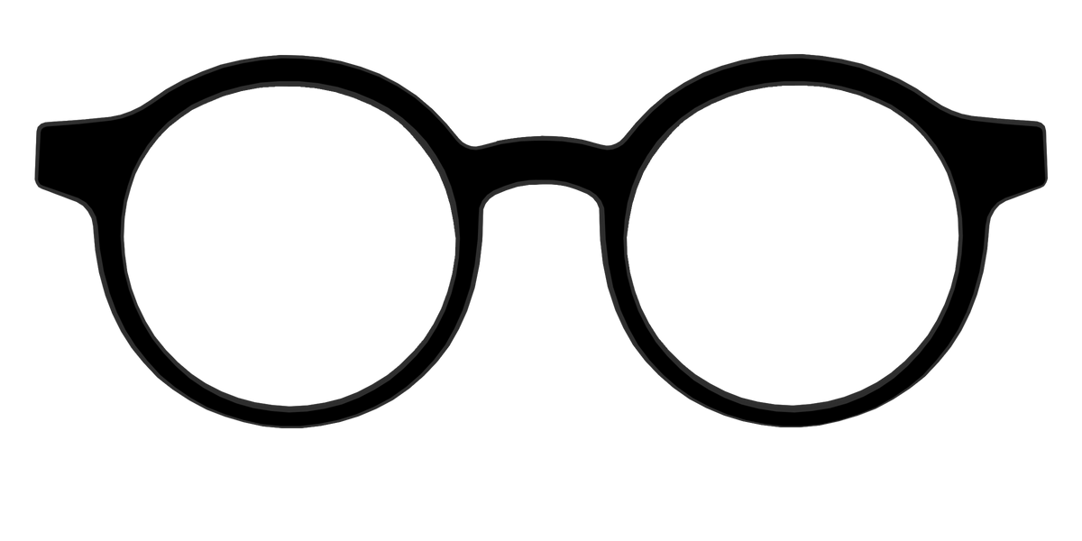 The Black - Front Top Image - Pair Eyewear