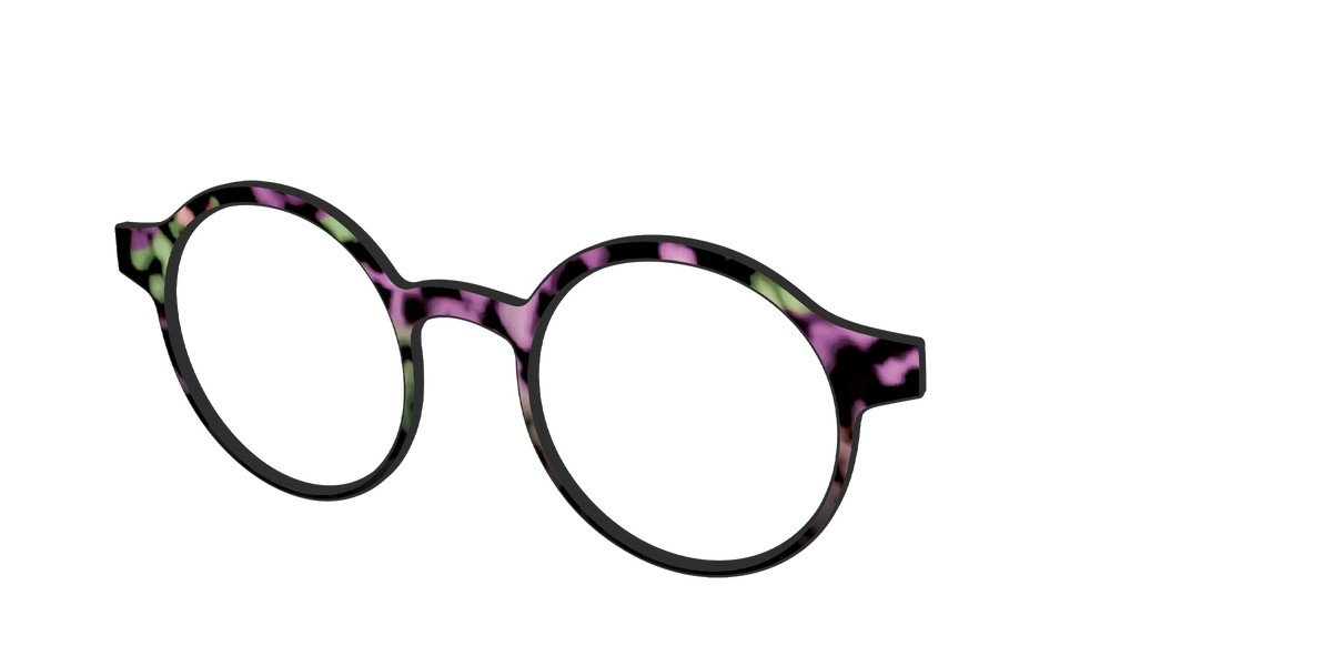 The Boysenberry Tortoise - Angle Top Image - Pair Eyewear