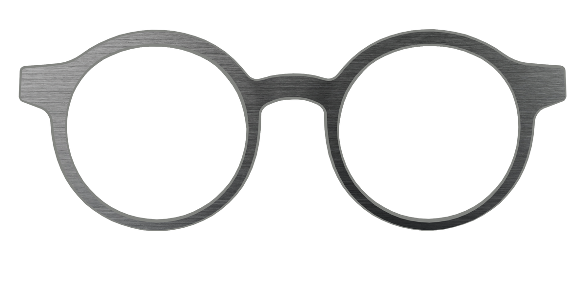 The Brushed Nickel - Front Top Image - Pair Eyewear