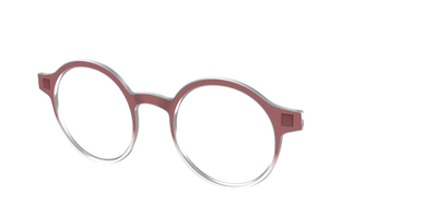 The Burgundy Gradient Crystal - Angle Top Thumbnail - Pair Eyewear