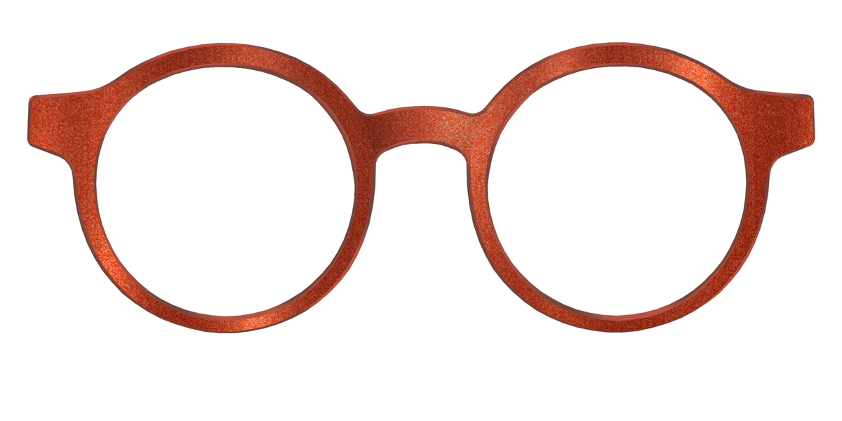 The Burnt Orange Shimmer - Front Top Image - Pair Eyewear