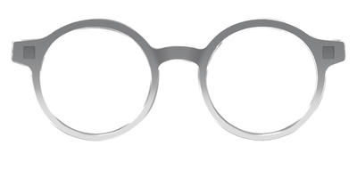 The Charcoal to Light Gray Gradient Crystal - Front Top Thumbnail - Pair Eyewear