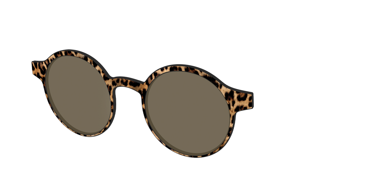 The Polarized Cheetah Spots Sun Top - Angle Top Image - Pair Eyewear