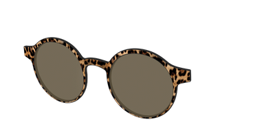 The Polarized Cheetah Spots Sun Top - Angle Top Thumbnail - Pair Eyewear