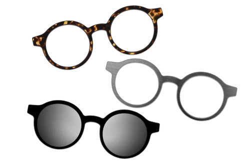 Crystal Clear with Gold Set - Pair Eyewear