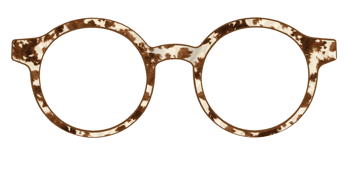 The Cowhide - Front Top Image - Pair Eyewear
