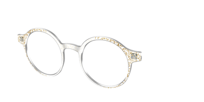 The Golden Flair Glitter Crystal with Gold Foil - Angle Top Thumbnail - Pair Eyewear