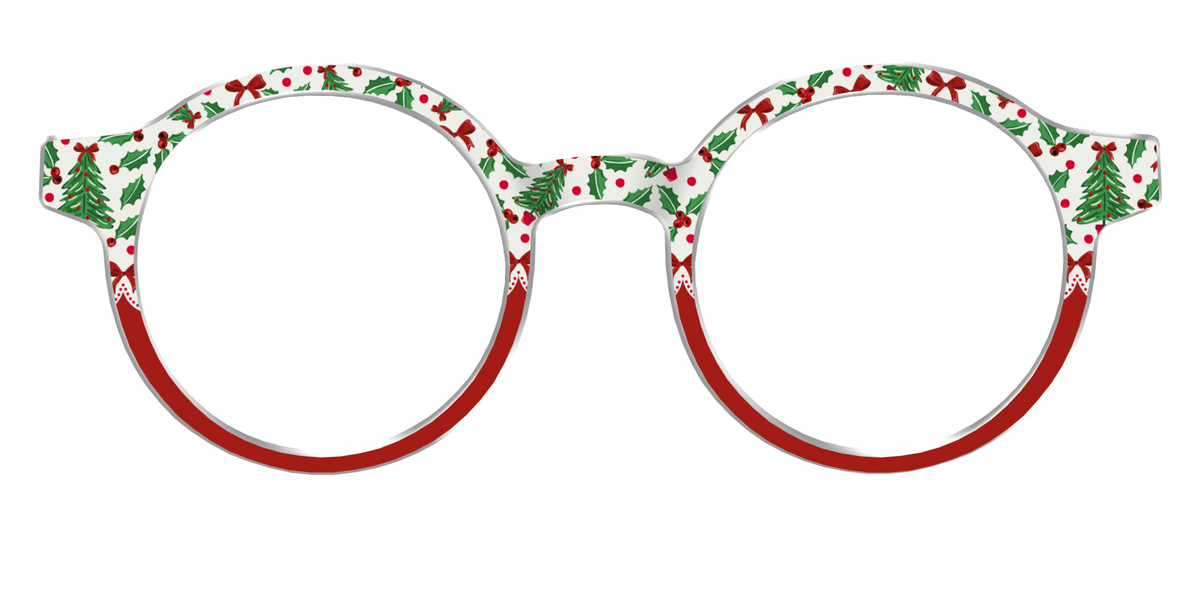 The Holly Jolly Split - Front Top Image - Pair Eyewear