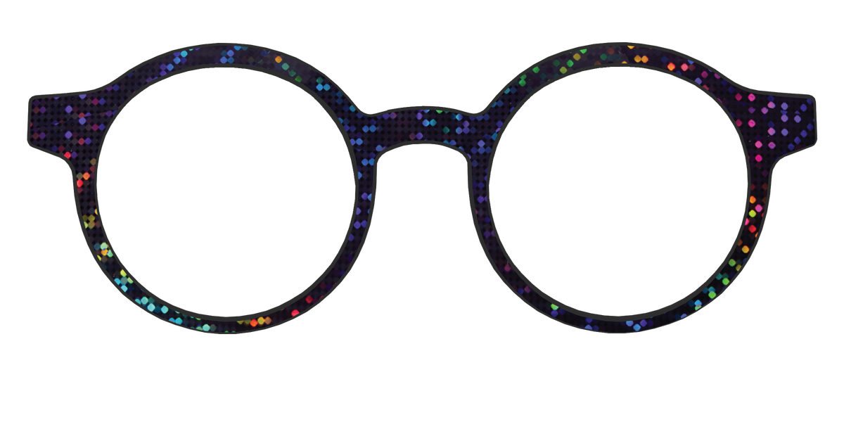 The Holographic Dots - Front Top Image - Pair Eyewear