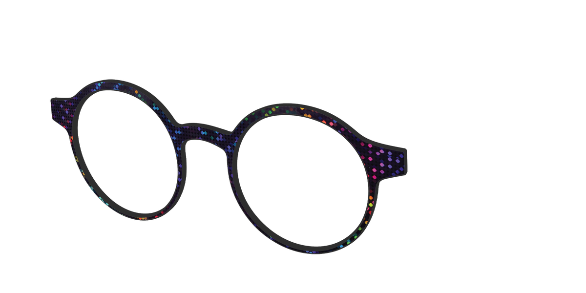The Holographic Dots - Angle Top Image - Pair Eyewear