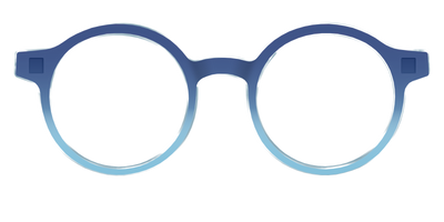 The Indigo to Sky Blue Gradient Crystal - Front Top Thumbnail - Pair Eyewear
