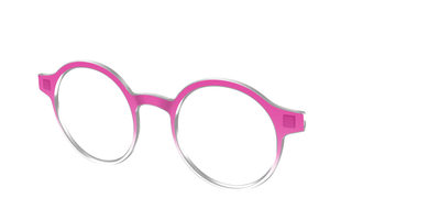 The Magenta Gradient Crystal - Angle Top Thumbnail - Pair Eyewear