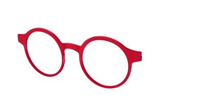 The Matte Red - Angle Top Thumbnail - Pair Eyewear