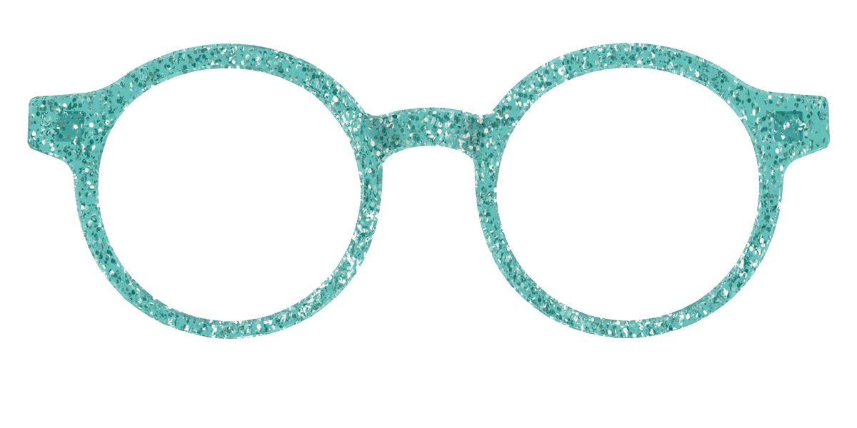 The Mint Sparkle - Front Top Image - Pair Eyewear