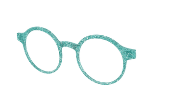 The Mint Sparkle - Angle Top Thumbnail - Pair Eyewear