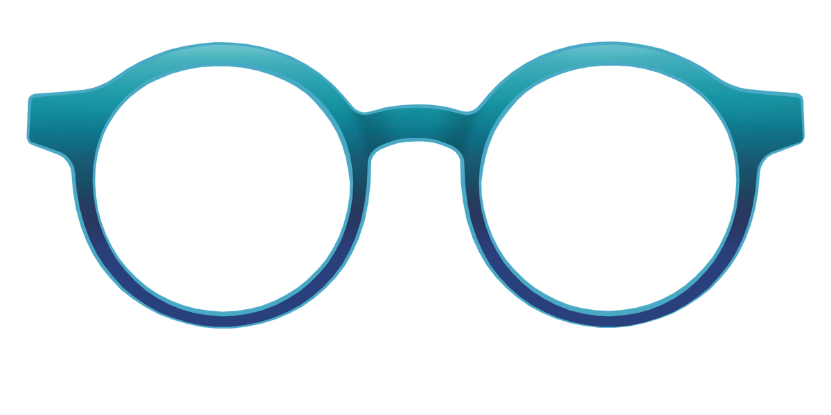 The Ocean Blue - Front Top Image - Pair Eyewear