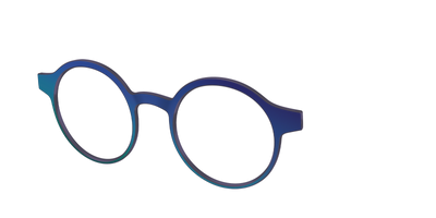 The Peacock Ombre - Angle Top Thumbnail - Pair Eyewear