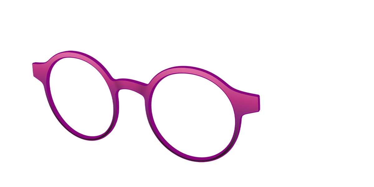 The Pink to Plum Gradient - Angle Top Image - Pair Eyewear