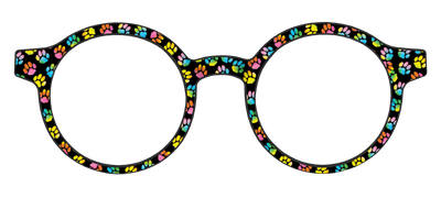 The Rainbow Paw Print - Front Top Thumbnail - Pair Eyewear
