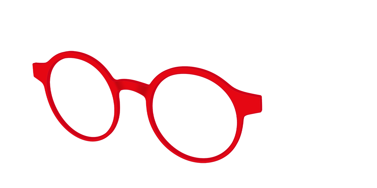 The Red - Angle Top Image - Pair Eyewear