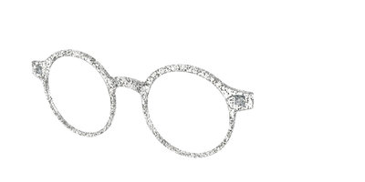 The Silver Sparkle - Angle Top Thumbnail - Pair Eyewear