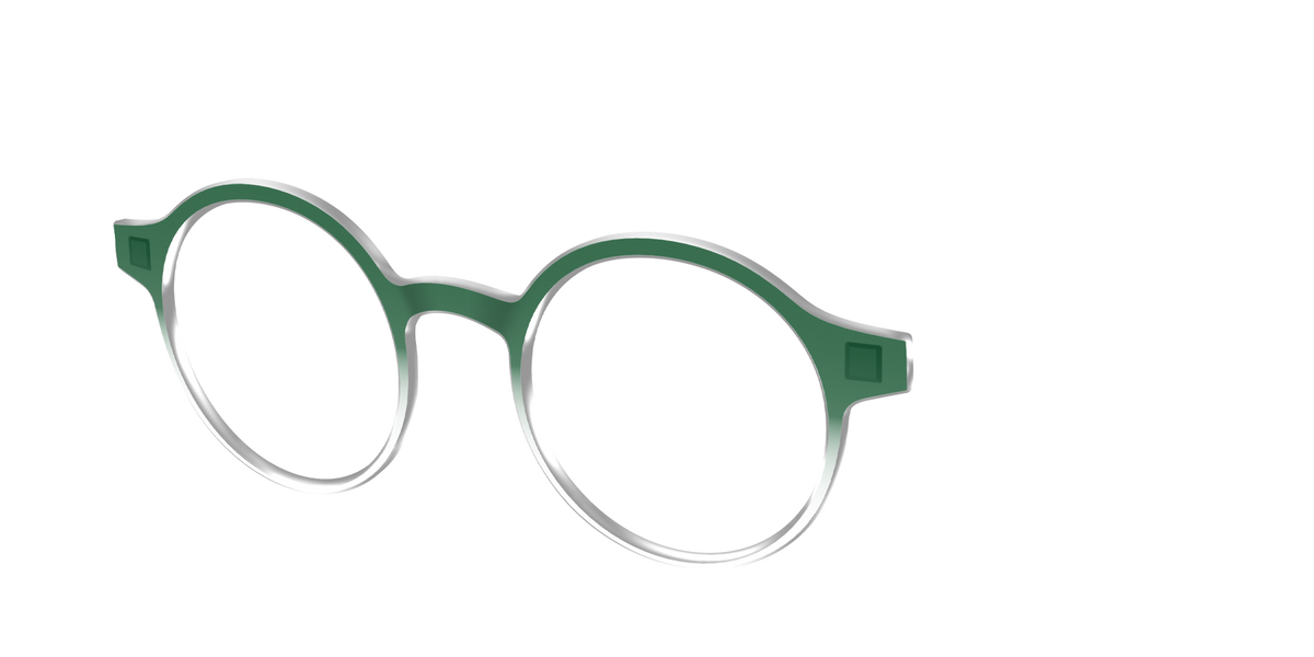 The Spruce Gradient Crystal - Angle Top Image - Pair Eyewear