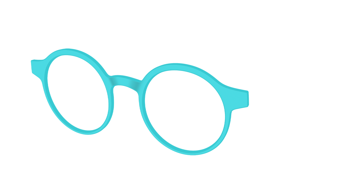 The Turquoise - Angle Top Image - Pair Eyewear