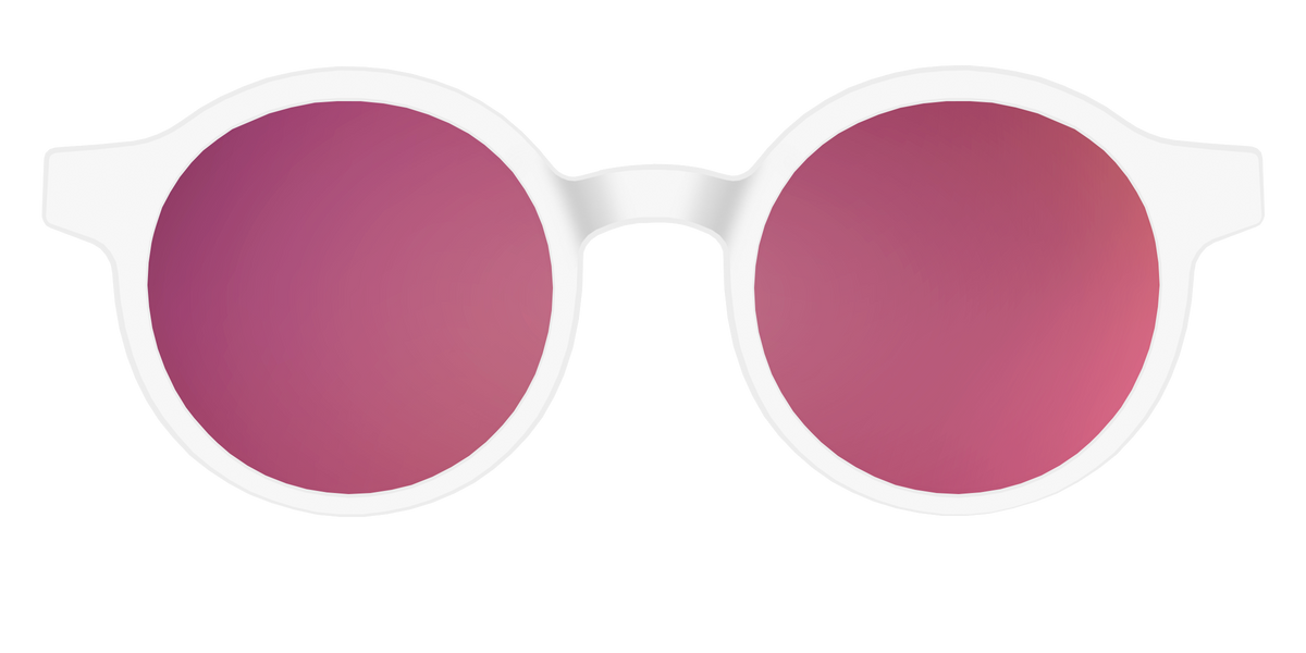The Polarized White Sun Top - Front Top Image - Pair Eyewear