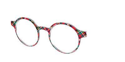 The Winter Plaid - Angle Top Thumbnail - Pair Eyewear