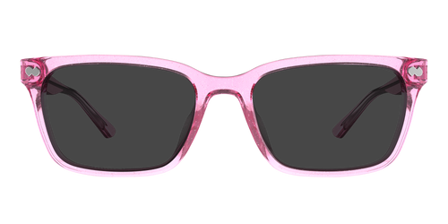 The Larkin - Pink Glitter Clear Sun - Pair Eyewear