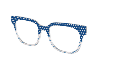 The Aegean Polka Dot Print Mix - Angle Top Thumbnail - Pair Eyewear