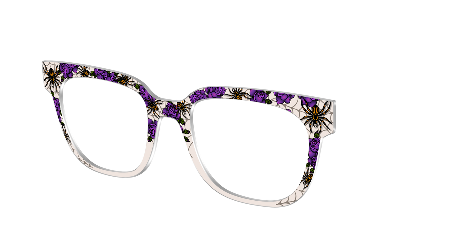 The Arachnid Rosebuds - Angle Top Image - Pair Eyewear