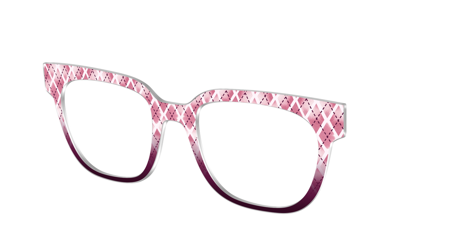 The Artful Argyle - Angle Top Image - Pair Eyewear