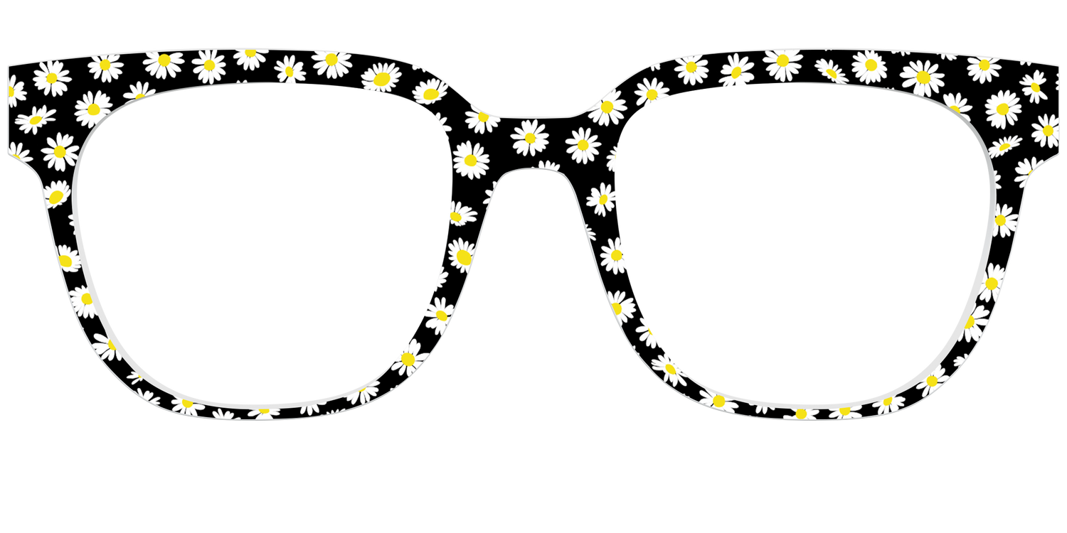 The Black Daisy - Front Top Image - Pair Eyewear