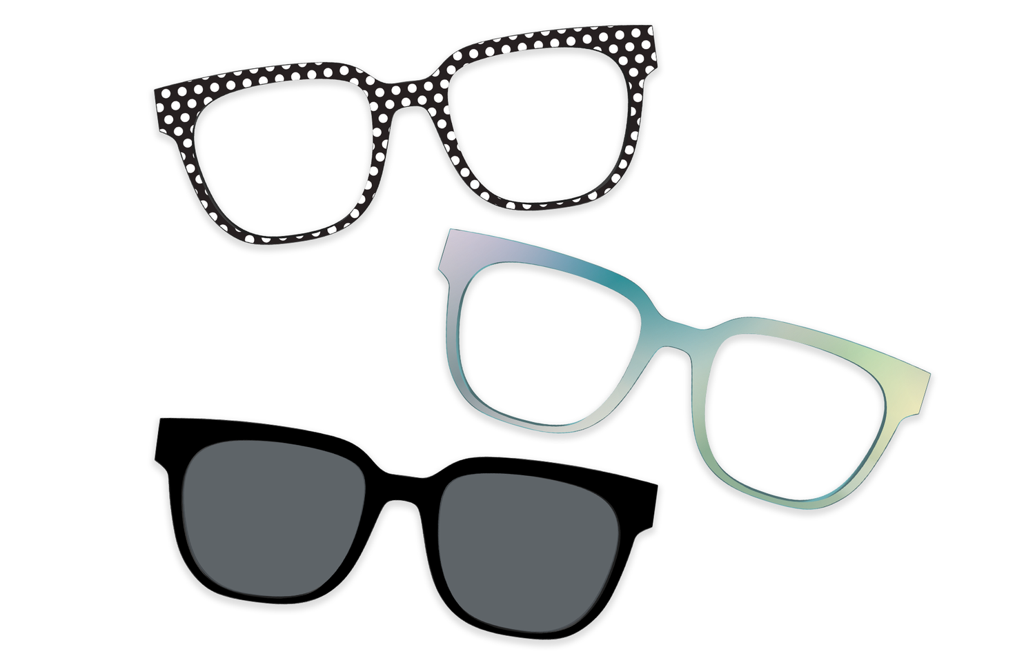 Black with Gold Set - Product Image 2 - Pair Eyewear