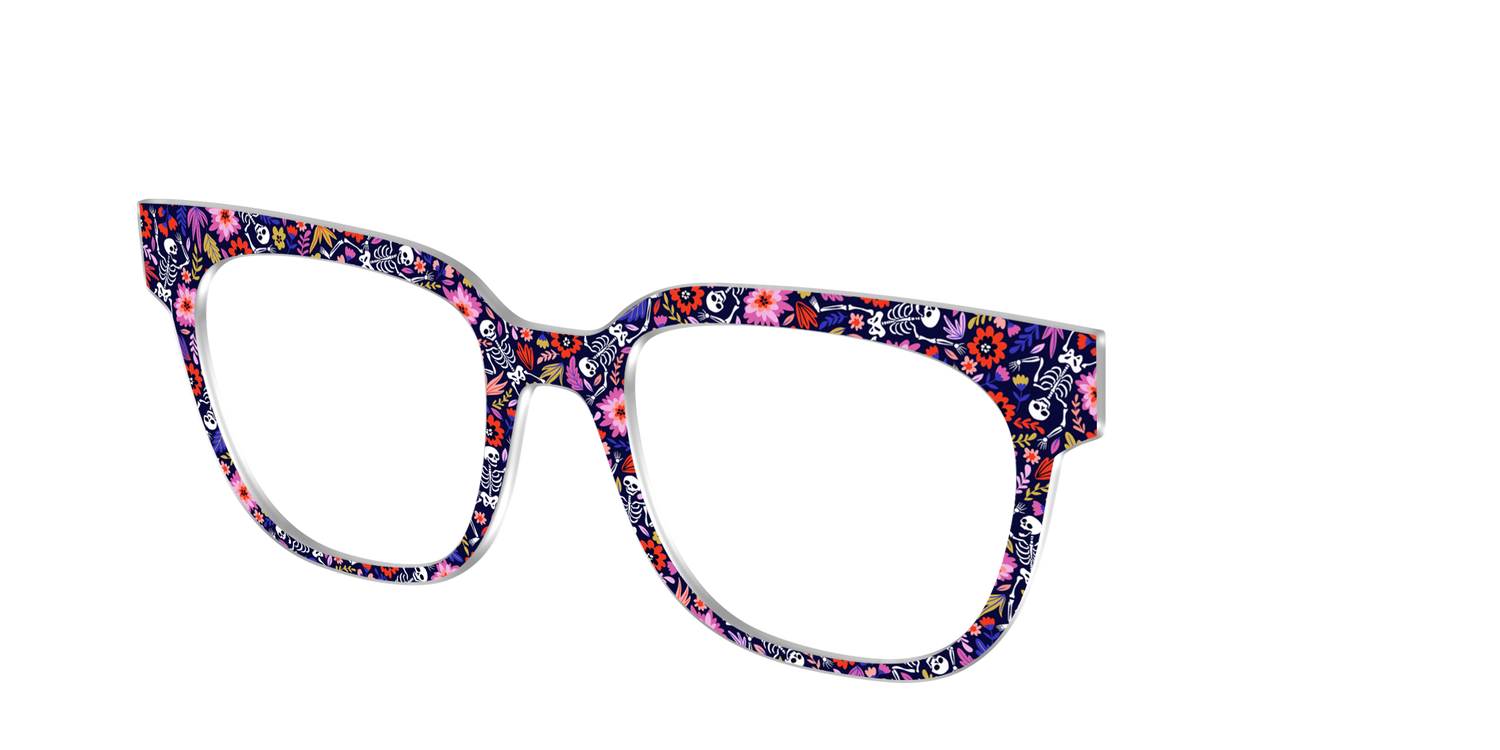 The Bone-Chilling Blossoms - Angle Top Image - Pair Eyewear