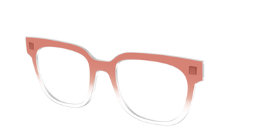 The Burnt Orange Gradient Crystal - Angle Top Thumbnail - Pair Eyewear
