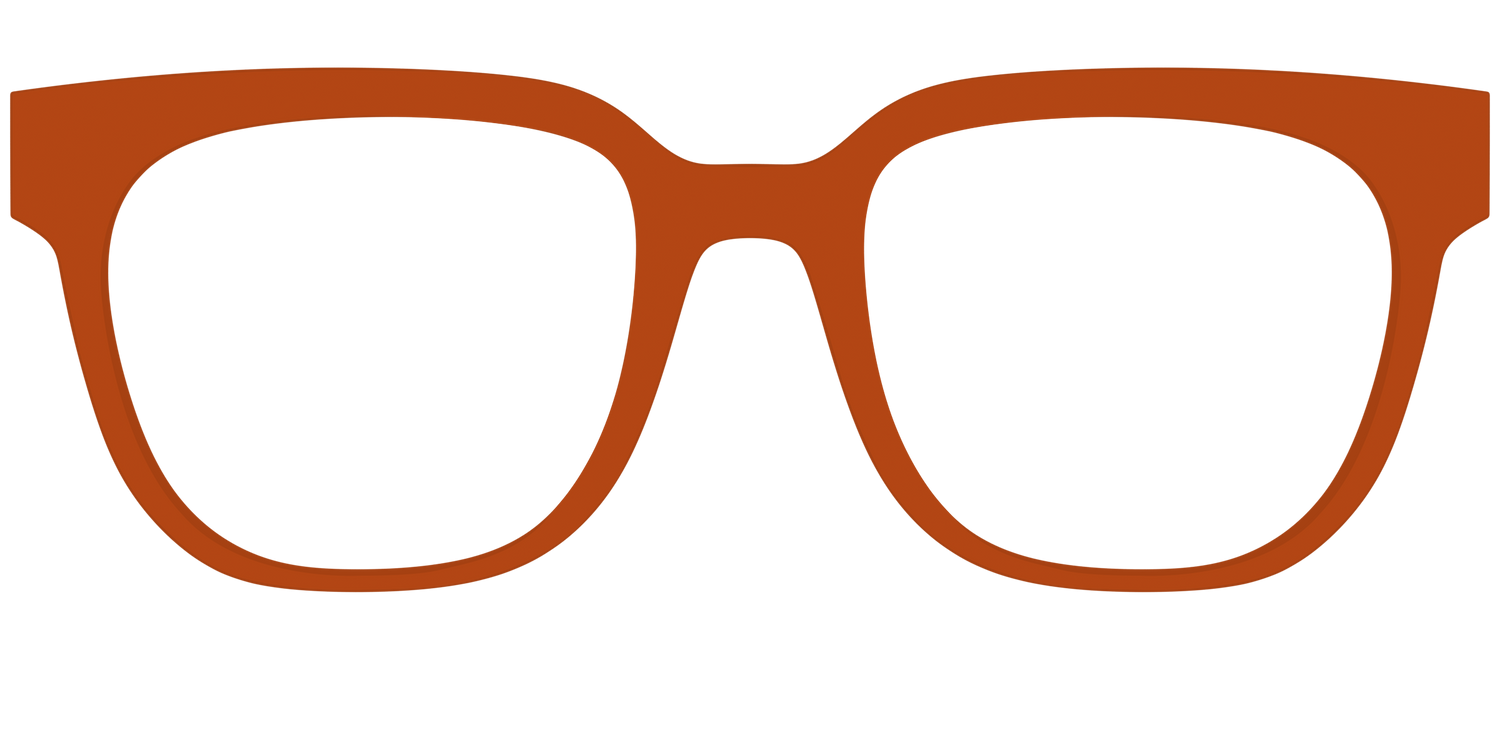 The Burnt Orange - Front Top Image - Pair Eyewear